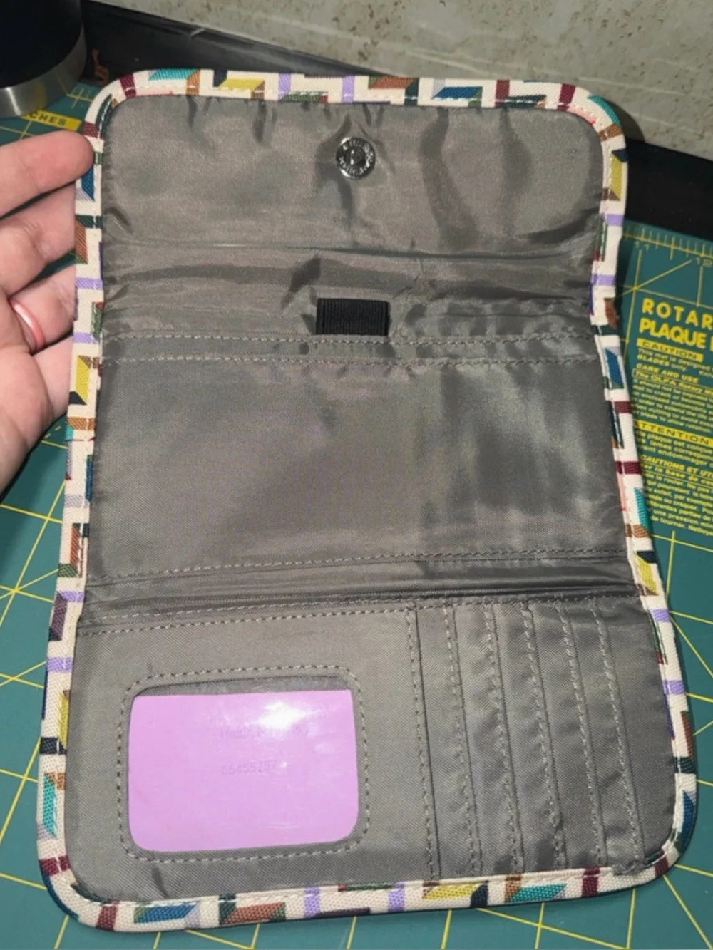 Kavu Yellow and Multicolor Chevron & Aztec Wallet bundle